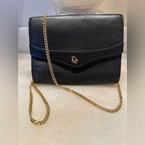 Christian Dior vintage envelope shoulder/clutch bag.